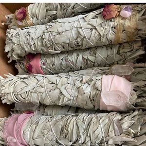 Handmade White Sage Extra Large 9'' Bundle Smudge Incense